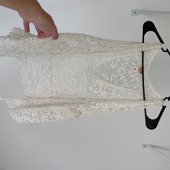 Mossimo Supply Co. Tops - Mossimo Supply Company. Lace tank overlay. Size: M/L.